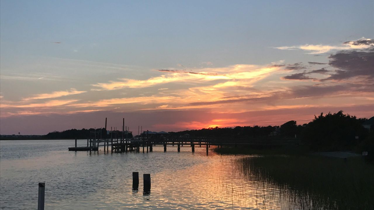 Shot of a scenic sunset in South Carolina. For help with CBT and anxiety contact Crossroads Counseling.