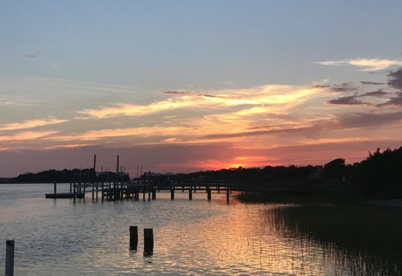 Shot of a scenic sunset in South Carolina. For help with CBT and anxiety contact Crossroads Counseling.